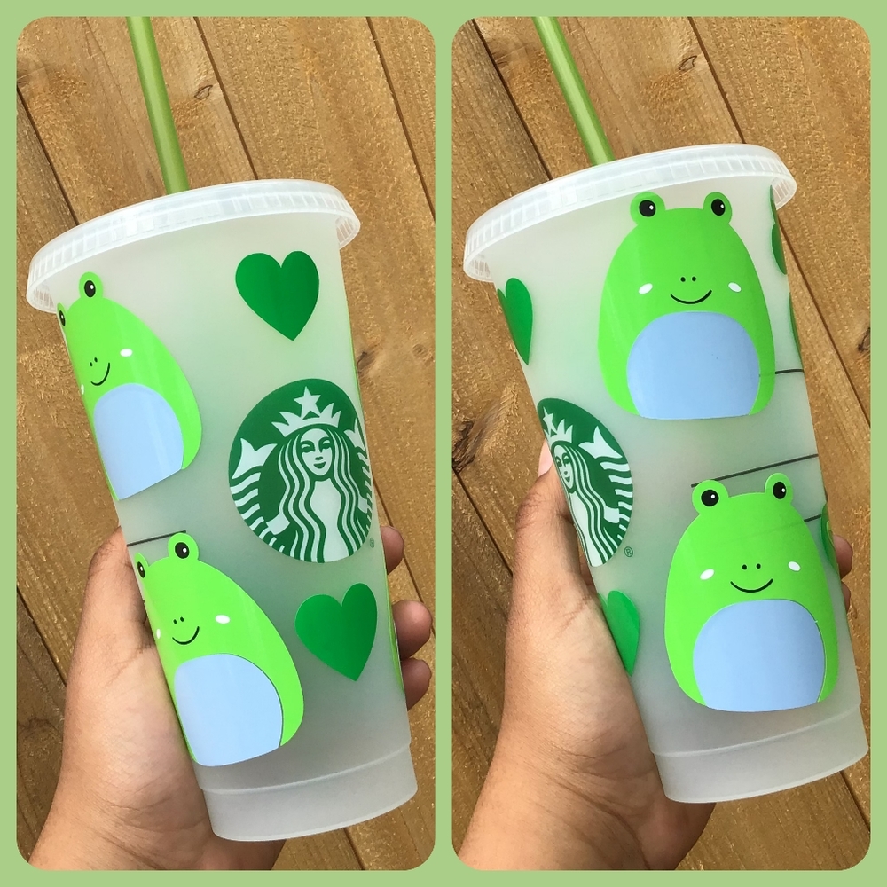 FROG SQUISHMALLOW STARBUCKS CUP